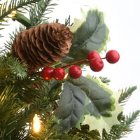 2 ft. Pre-Lit Happy Hill Pine Tree with LED Lights, Plug-In - National Tree Company