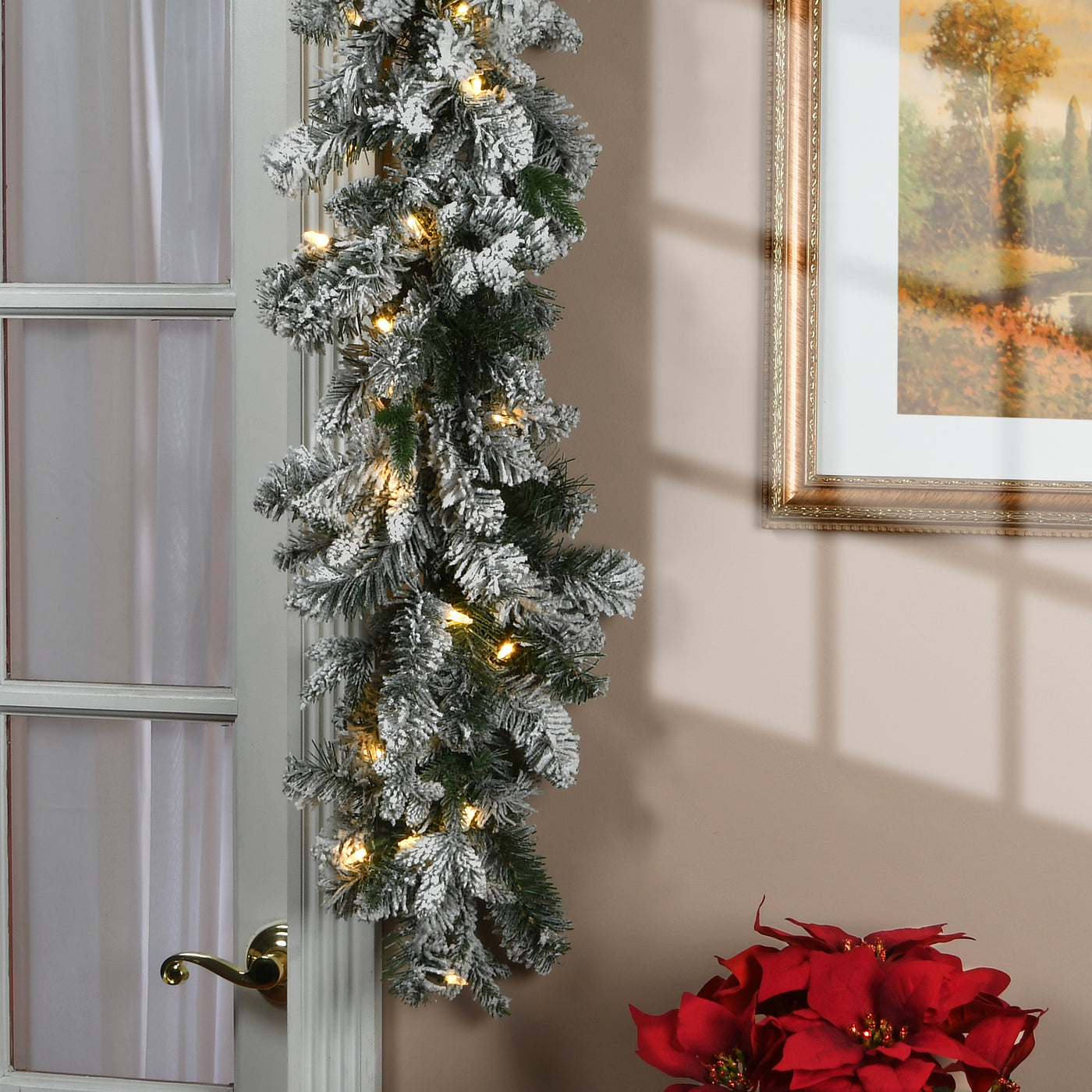 9 ft. Pre-Lit Iceland Fir Garland with LED Lights - National Tree Company