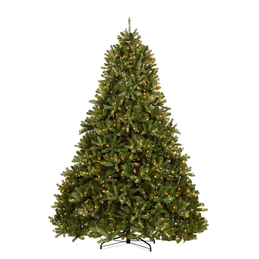 7.5 ft. Pre-Lit Jersey Fraser Fir Hinged Tree with Clear Lights - National Tree Company
