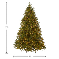 7.5 ft. Pre-Lit Jersey Fraser Fir Tree with Clear Lights - National Tree Company