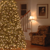 7.5 ft. Pre-Lit Jersey Fraser Fir Medium Tree with Clear Lights - National Tree Company