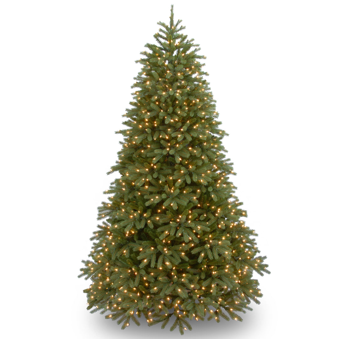ASSTD NATIONAL BRAND 7.5' Pre-Lit Medium Iridescent Pine Artificial Christmas  Tree - Multi-Color LED Lights