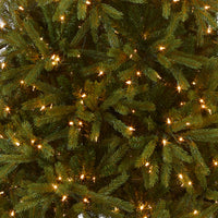 7.5 ft. Pre-Lit Jersey Fraser Fir Slim Tree with Clear Lights - National Tree Company