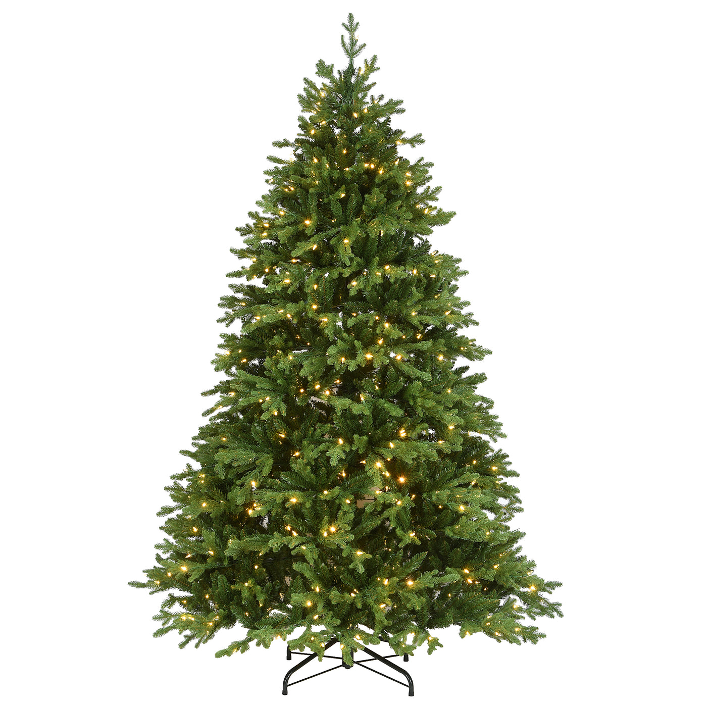 7.5 ft. Pre-Lit Cascade Fir Tree with Dual Color LED Lights - National Tree Company