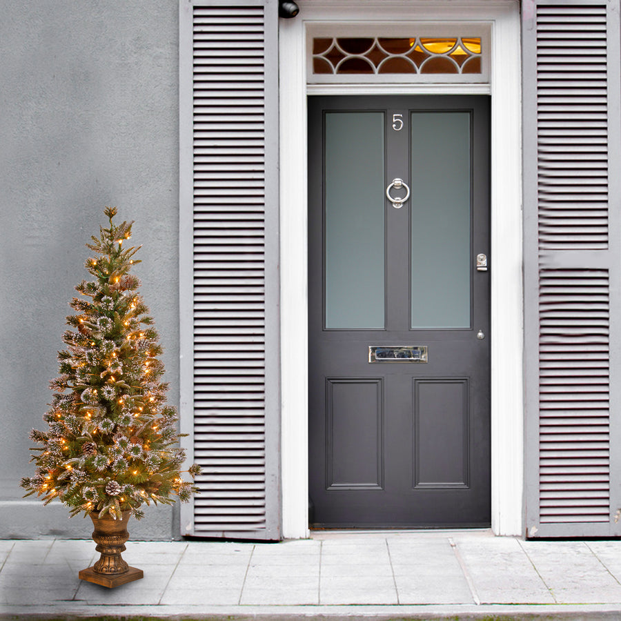 4 ft. Pre-Lit Liberty Pine Tree with Clear Lights