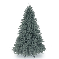 7.5 ft. Pre-lit Millville White Hinged Tree with PowerConnect Warm White LED Lights - National Tree Company