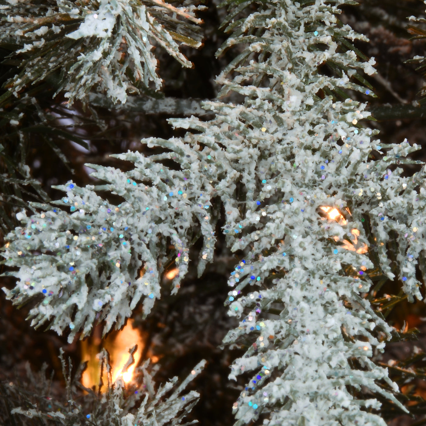 4 ft. Pre-Lit  Snowy Morgan Spruce Tree with Clear Lights - National Tree Company