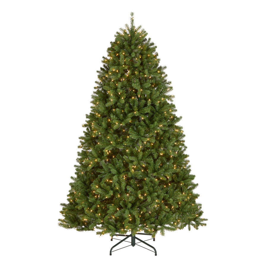 7.5 ft. Pre-Lit Newberry Spruce Tree with Clear Lights - National Tree Company