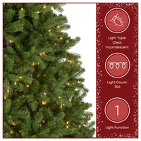 7.5 ft. Pre-Lit Newberry Spruce Tree with Clear Lights - National Tree Company