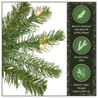 7.5 ft. Pre-Lit Newberry Spruce Tree with Clear Lights - National Tree Company