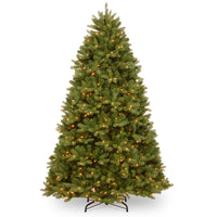 7.5 ft. Pre-lit Meadowlark Pencil Hinged Tree with Clear Lights - National Tree Company