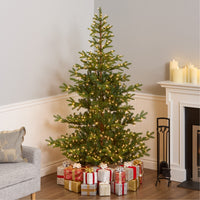 6.5 ft. Pre-Lit Norwegian Spruce Tree with Clear Lights - National Tree Company