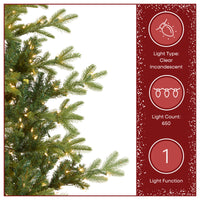 6.5 ft. Pre-Lit Norwegian Spruce Tree with Clear Lights - National Tree Company