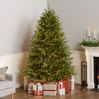 7.5 ft. Pre-Lit Nordic Spruce Medium Tree with Clear Lights - National Tree Company