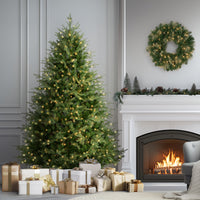 7.5 ft. Pre-Lit Nordic Spruce Medium Tree with Clear Lights - National Tree Company