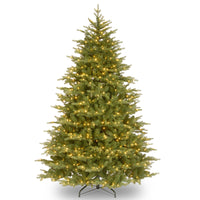 9ft. Pre-Lit Nordic Spruce Medium Tree with Clear Lights - National Tree Company