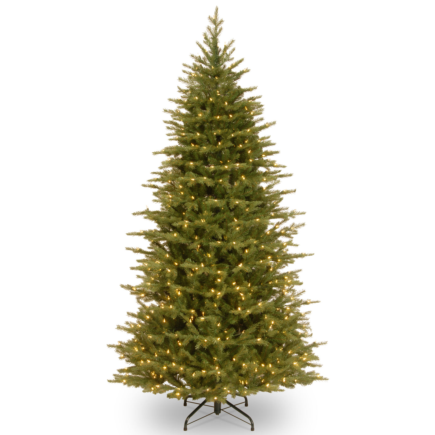 6.5 ft. Pre-Lit Nordic Spruce Slim Tree with Clear Lights - National Tree Company