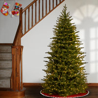 6.5 ft. Pre-Lit Nordic Spruce Slim Tree with Clear Lights - National Tree Company