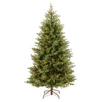 6.5 ft. Pre-Lit Nordic Spruce Slim Tree with Clear Lights - National Tree Company