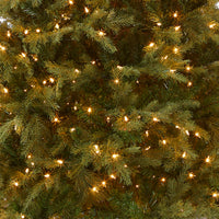 7.5 ft. Pre-Lit Nordic Spruce Slim Tree with Clear Lights - National Tree Company