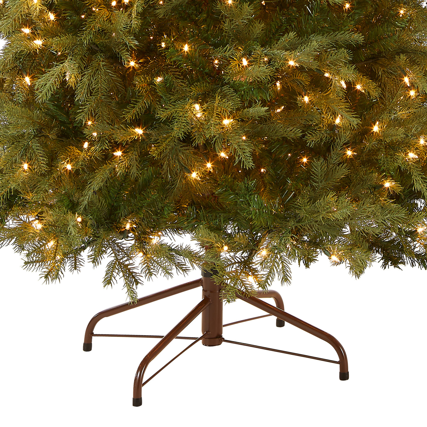 7.5 ft. Pre-Lit Nordic Spruce Slim Tree with Clear Lights - National Tree Company