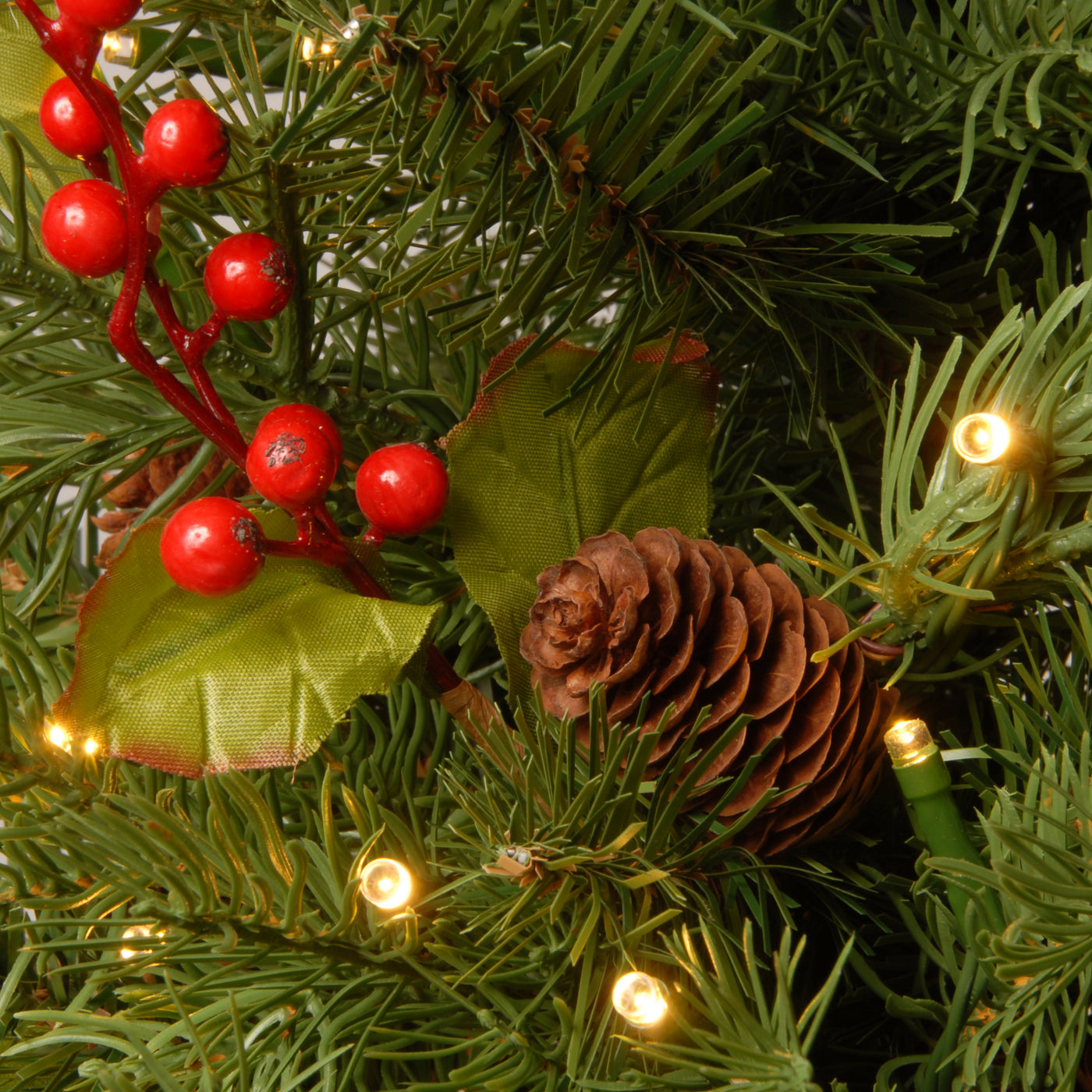 2 ft. Pre-Lit Nordic Spruce Tree with  LED Lights - National Tree Company