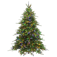 7.5 ft. Pre-Lit Ponderosa Fir Tree with Dual Color LED Lights - National Tree Company