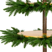 7.5 ft. Platform Slim Tree with Shelves - National Tree Company