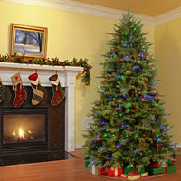 6.5 ft. Pre-Lit Princeton Fraser Fir Tree with  PowerConnect Dual Color LED Lights - National Tree Company