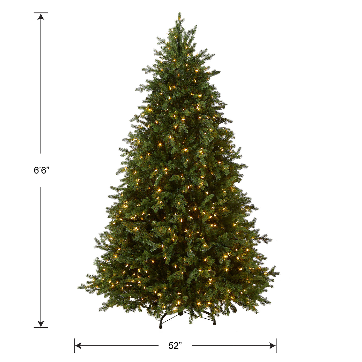 6.5 ft. Pre-Lit Princeton Fraser Fir Tree with  PowerConnect Dual Color LED Lights - National Tree Company