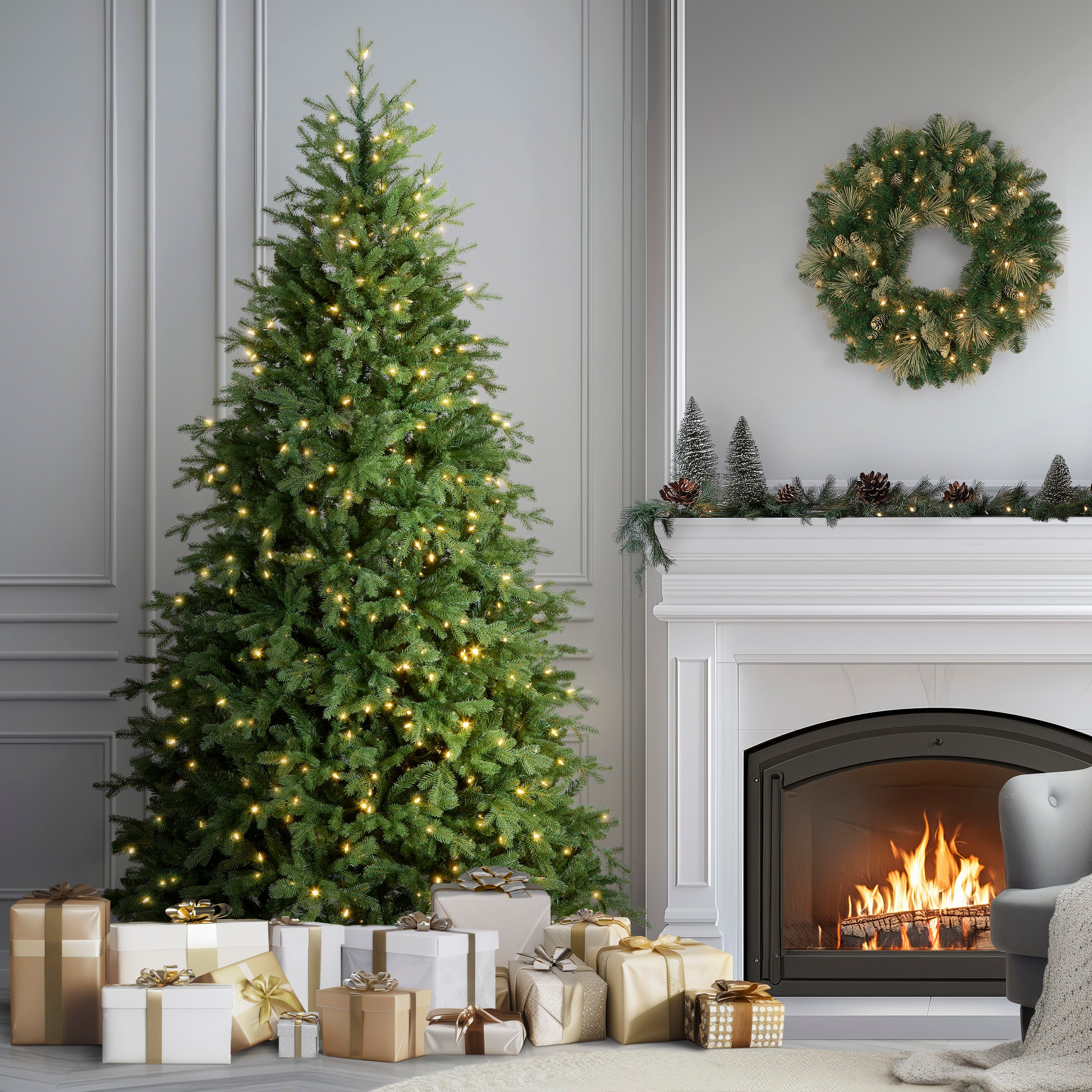 7.5 ft. Pre-Lit Princeton Fraser Fir Tree with PowerConnect and