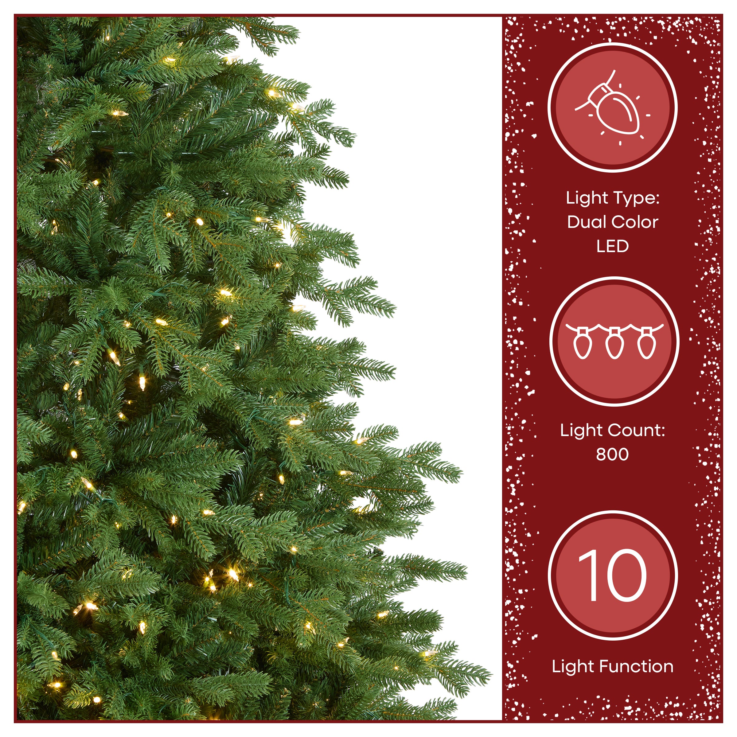 7.5 ft. Pre-Lit Princeton Fraser Fir Tree with PowerConnect and