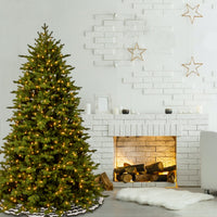 7.5 ft. Pre-Lit Princeton Fraser Fir Tree with PowerConnect and 1000 Dual Color LED Lights - National Tree Company