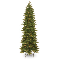 6.5 ft. Pre-Lit Prescott Pencil Slim Tree with Clear Lights - National Tree Company