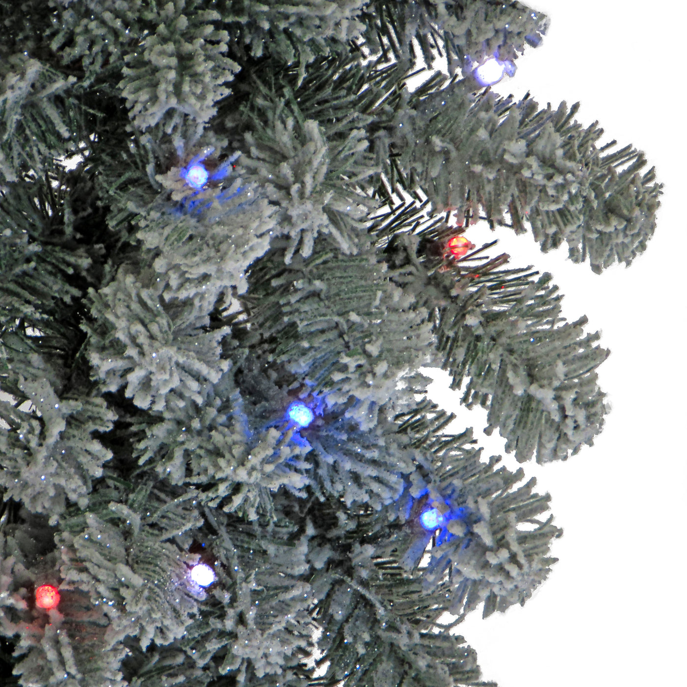 4 ft. Pre-Lit Snowy Sheffield Spruce Tree with Twinkly LED Lights, Plug-In - National Tree Company
