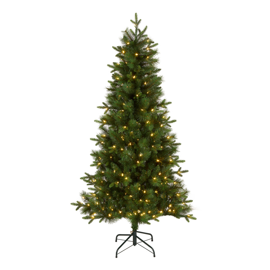 6 ft. Pre-Lit Stamford Pine Tree with Warm white LED Lights - National Tree Company