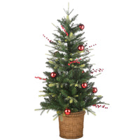 4 ft. Pre-Lit Scotch Creek Fir Tree with LED Lights, Plug-In - National Tree Company