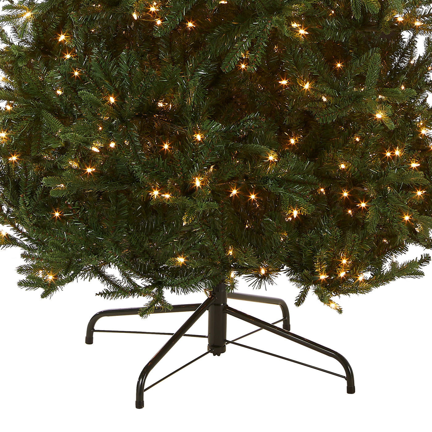 9 ft. Pre-Lit Tiffany Fir Slim Tree with Clear Lights - PE Branch Tips - National Tree Company