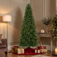 9 ft. Pre-Lit Winslow Fir Tree with Warm White LED Lights - National Tree Company