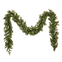 9 ft. Pre-Lit Woodland Garland with Warm White LED Lights - National Tree Company