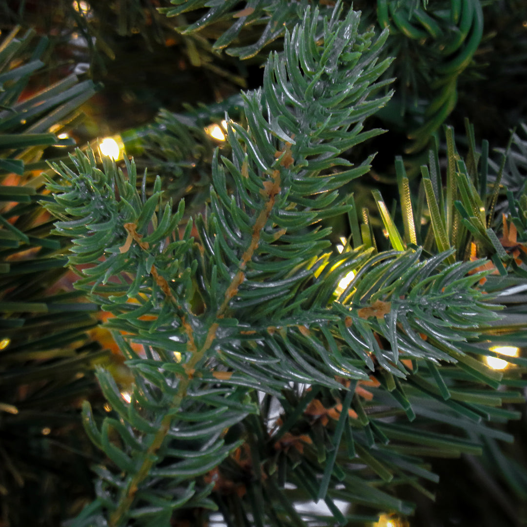 7.5 ft Pre-Lit Aspen Pine Tree with LED Lights