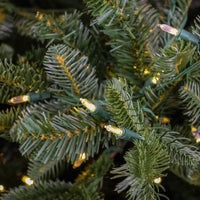 10ft. Pre-Lit Norway Spruce Hinged Tree with Warm White LED Lights - National Tree Company