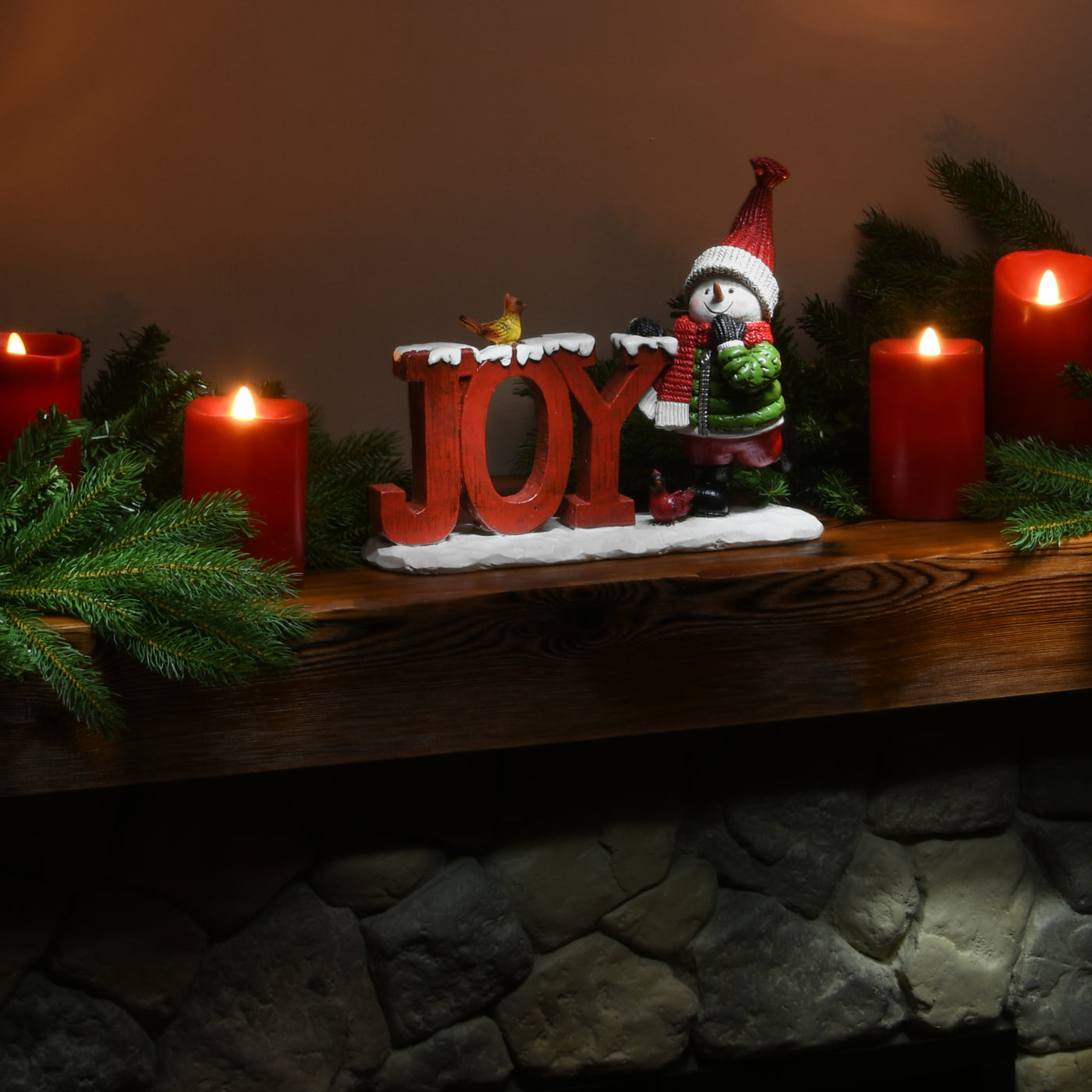 9 in. Tabletop JOY Sign - National Tree Company