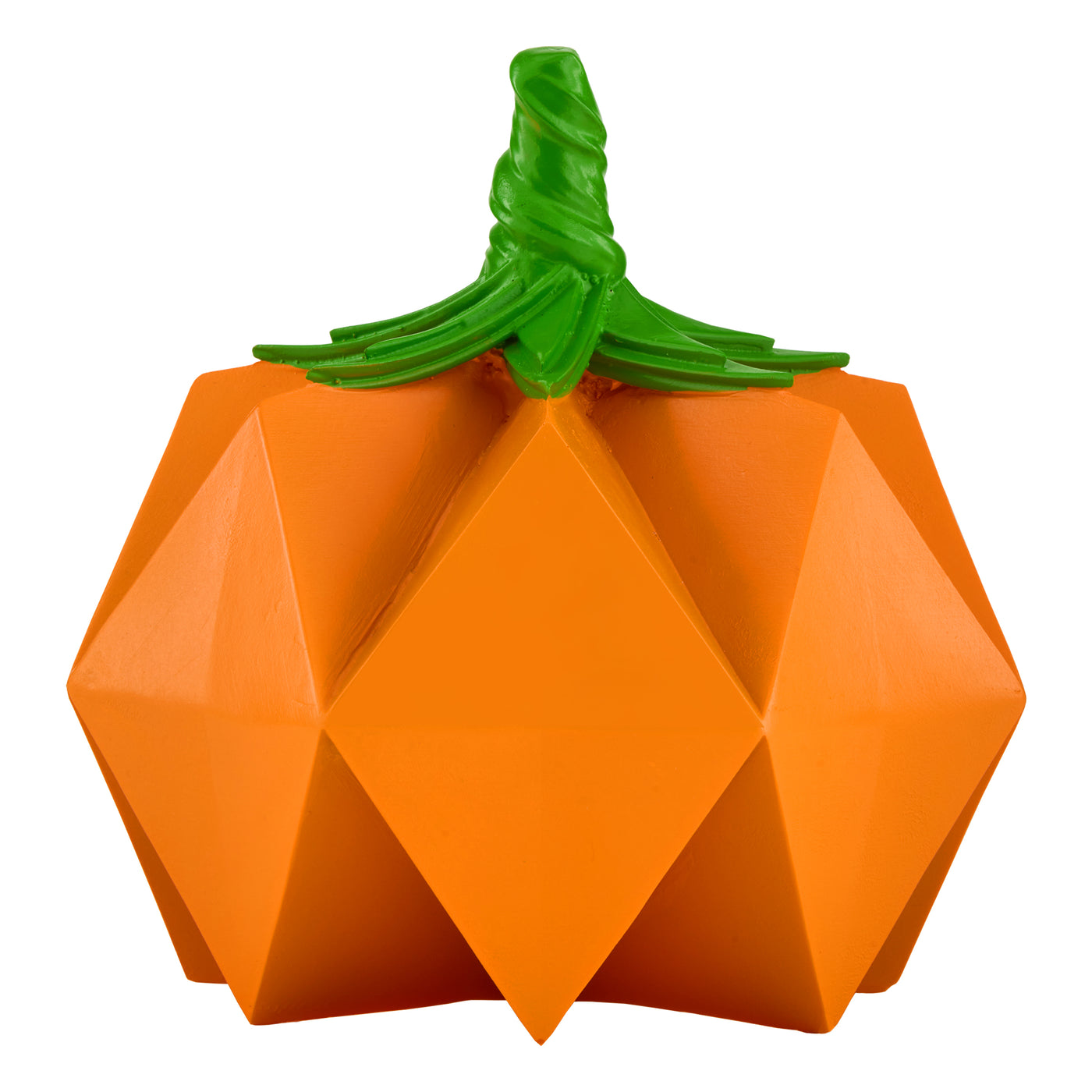 Halloween Origami Pumpkin, Orange, Tabletop Decoration, 6 inch - National Tree Company