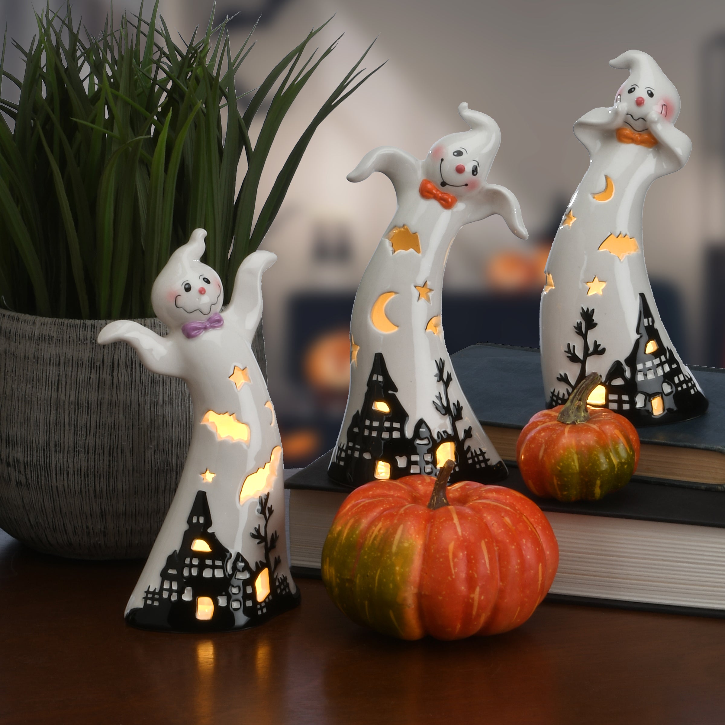 National tree company retailer Halloween 32 in. Pre-Lit orange Witch's Legs Decoration