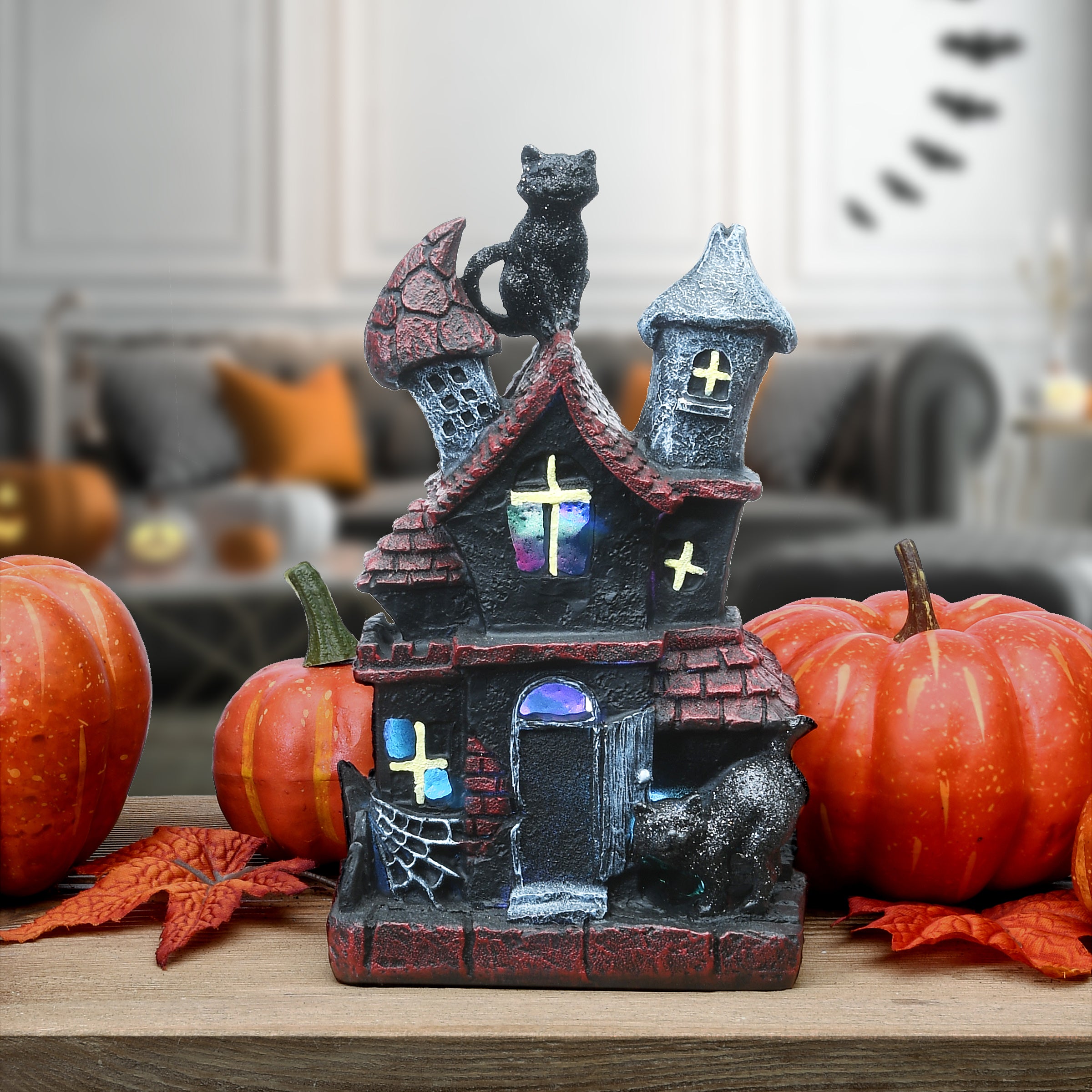 Halloween LED haunted house deals decor