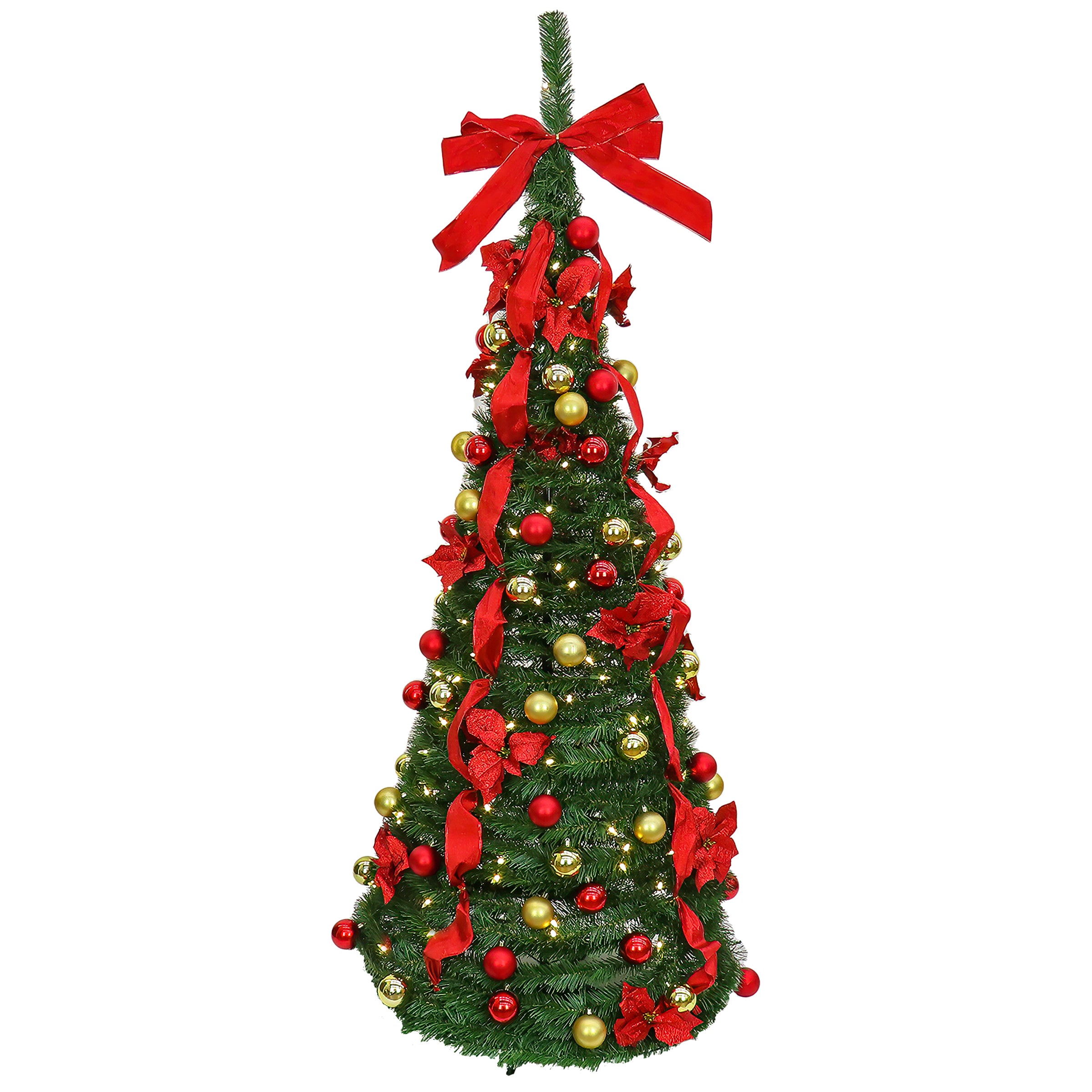 Pop top up Christmas tree prelit