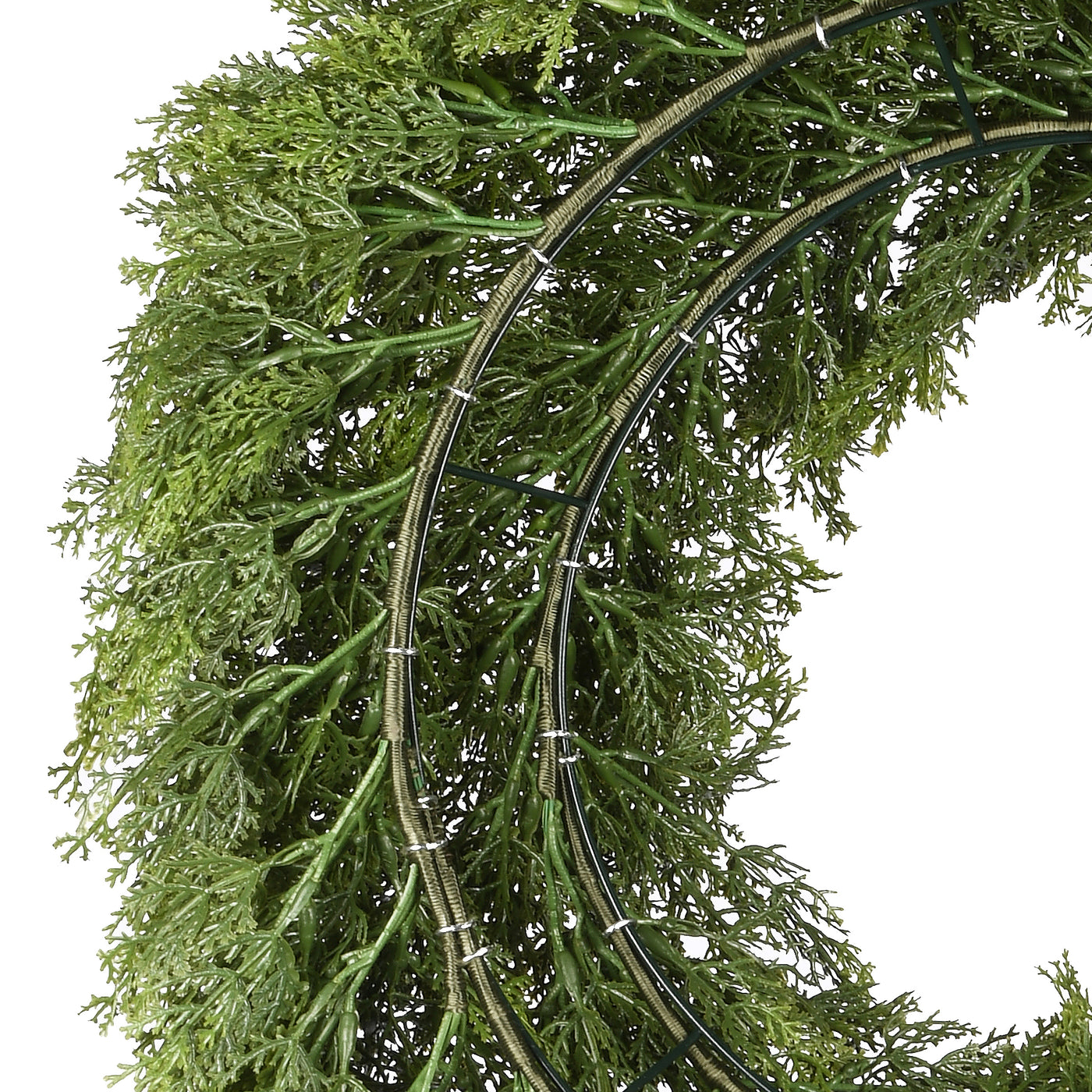 24 in. Arborvitae Wreath - National Tree Company