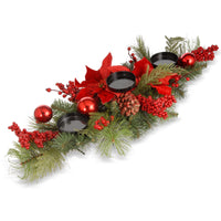 28 in. Christmas Candleholder Centerpiece - National Tree Company