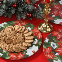 13 in. 4-Piece Holiday Plate Set - National Tree Company